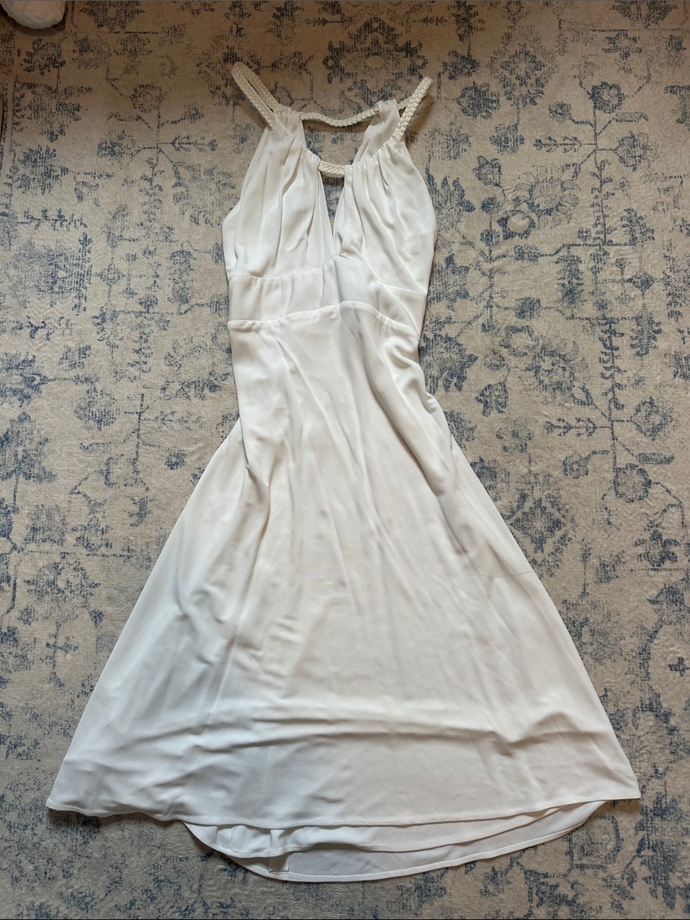 Yigal-Azrouel Women’s Cream Halter Sundress